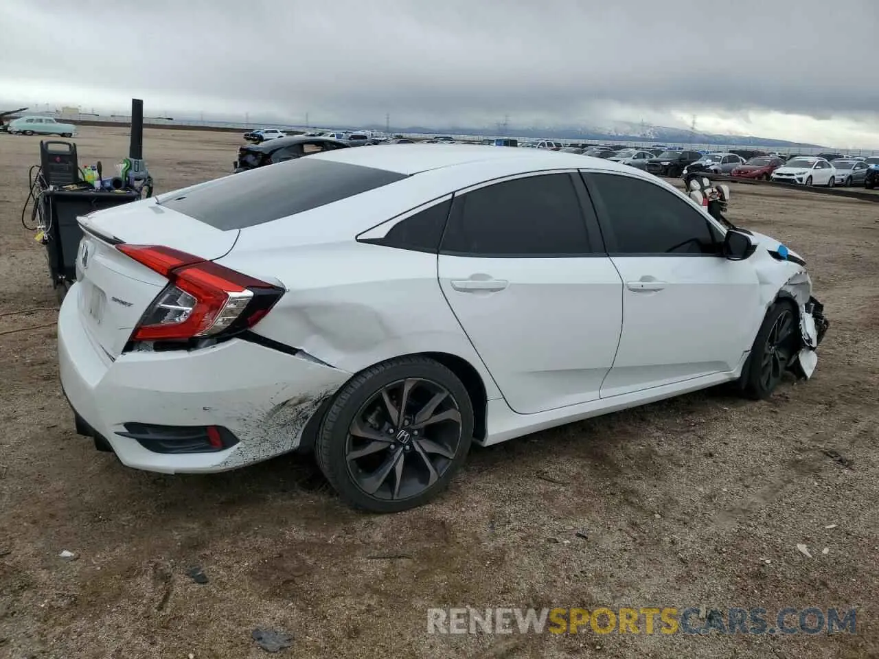 3 Photograph of a damaged car 2HGFC2F81KH542637 HONDA CIVIC 2019