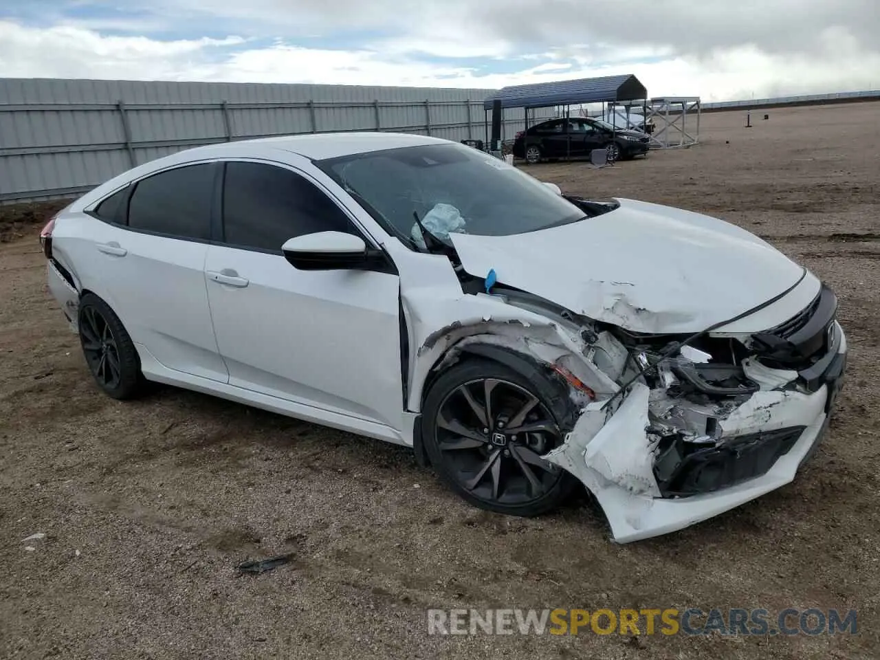 4 Photograph of a damaged car 2HGFC2F81KH542637 HONDA CIVIC 2019