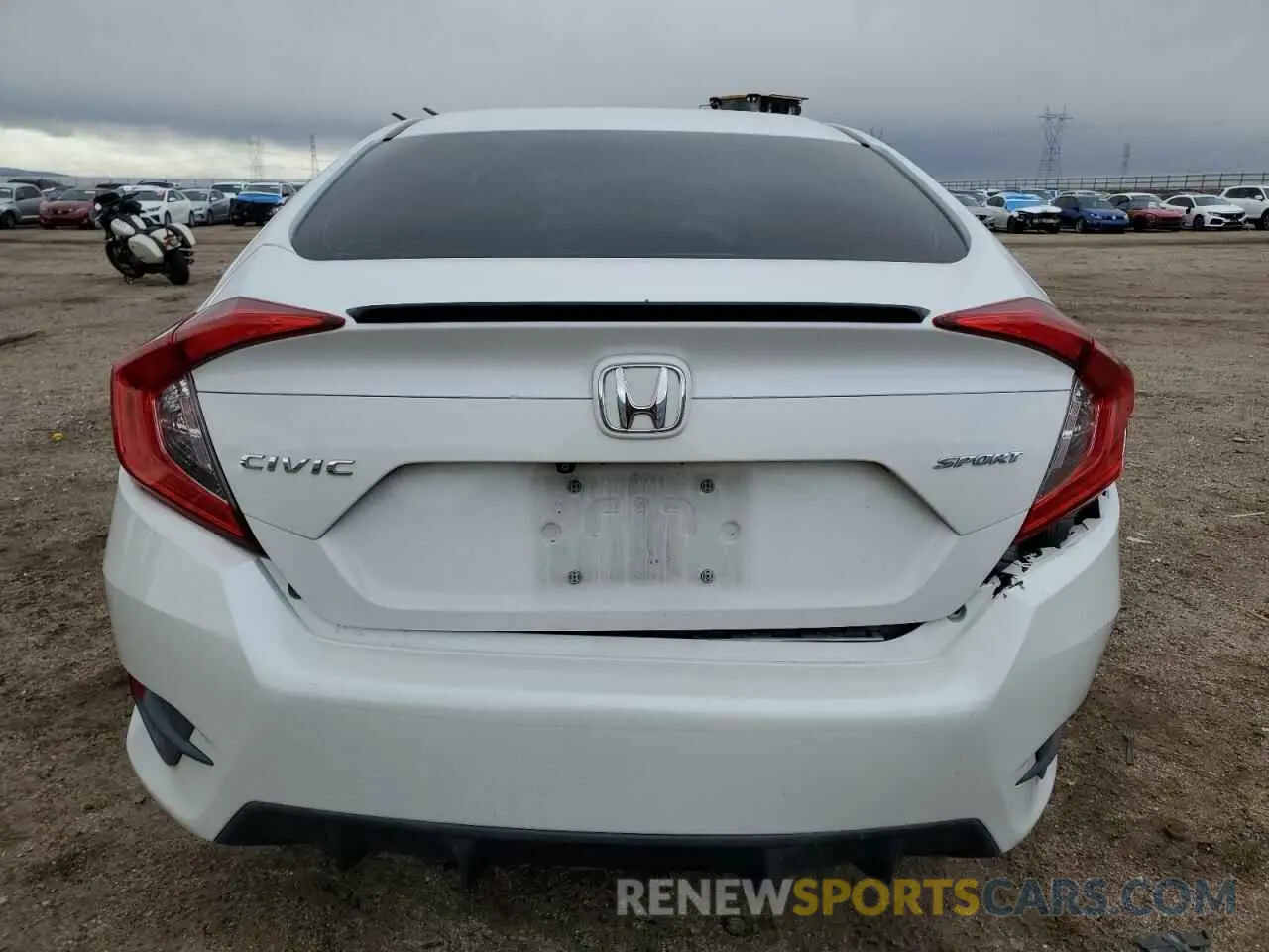 6 Photograph of a damaged car 2HGFC2F81KH542637 HONDA CIVIC 2019