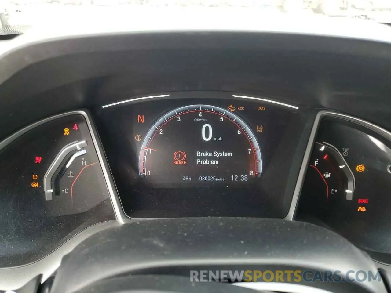 9 Photograph of a damaged car 2HGFC2F81KH542637 HONDA CIVIC 2019