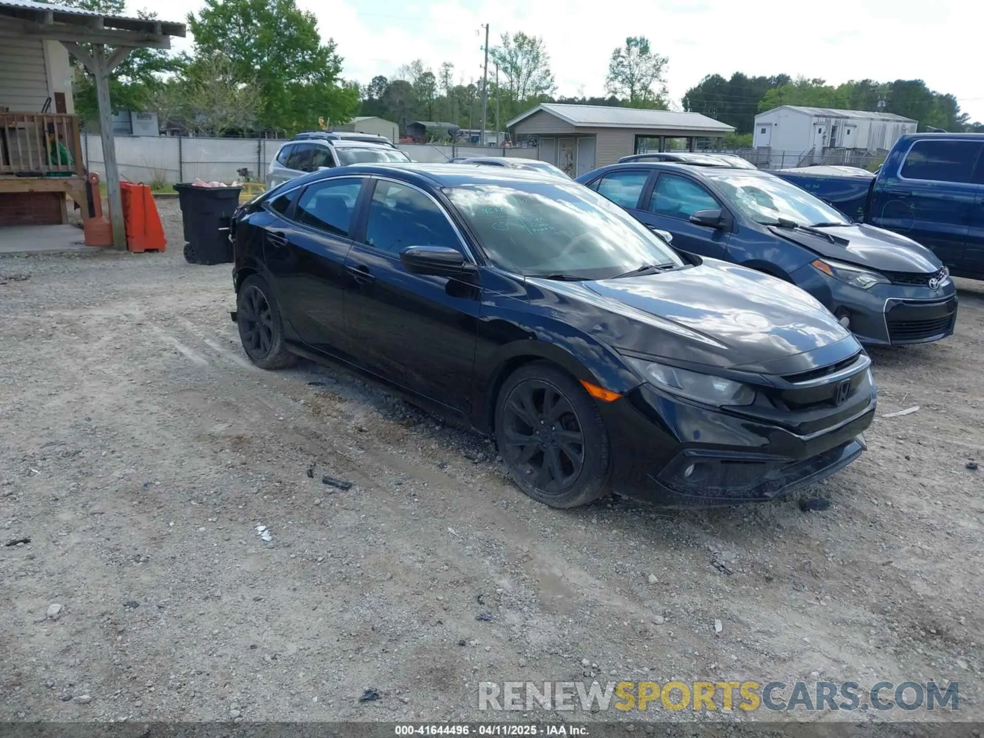 1 Photograph of a damaged car 2HGFC2F81KH548051 HONDA CIVIC 2019