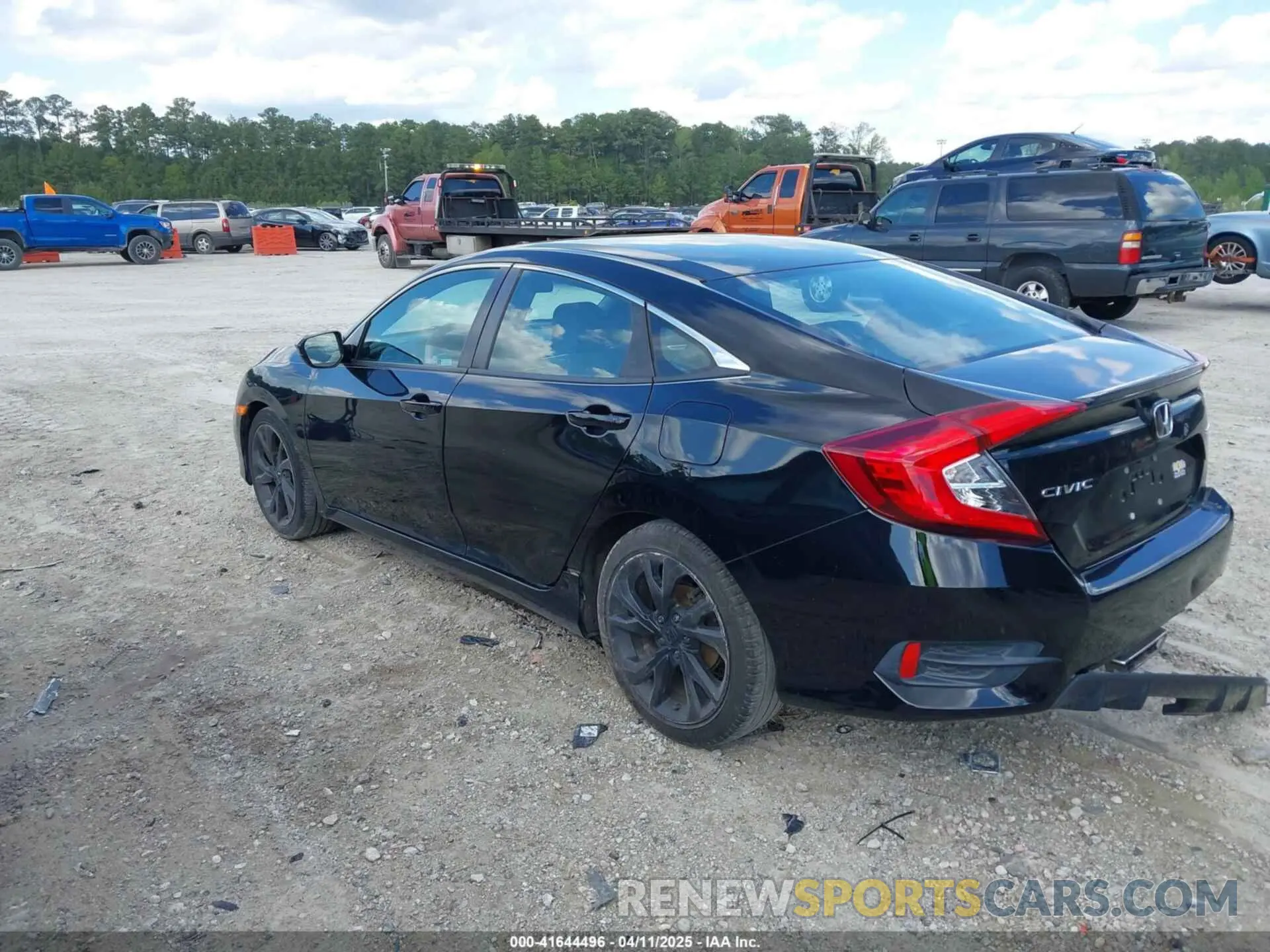 3 Photograph of a damaged car 2HGFC2F81KH548051 HONDA CIVIC 2019