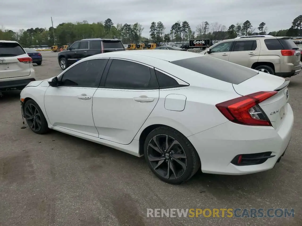 2 Photograph of a damaged car 2HGFC2F81KH574813 HONDA CIVIC 2019