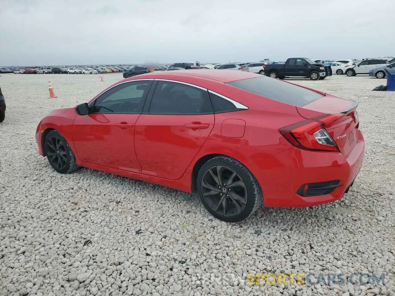 2 Photograph of a damaged car 2HGFC2F82KH505225 HONDA CIVIC 2019