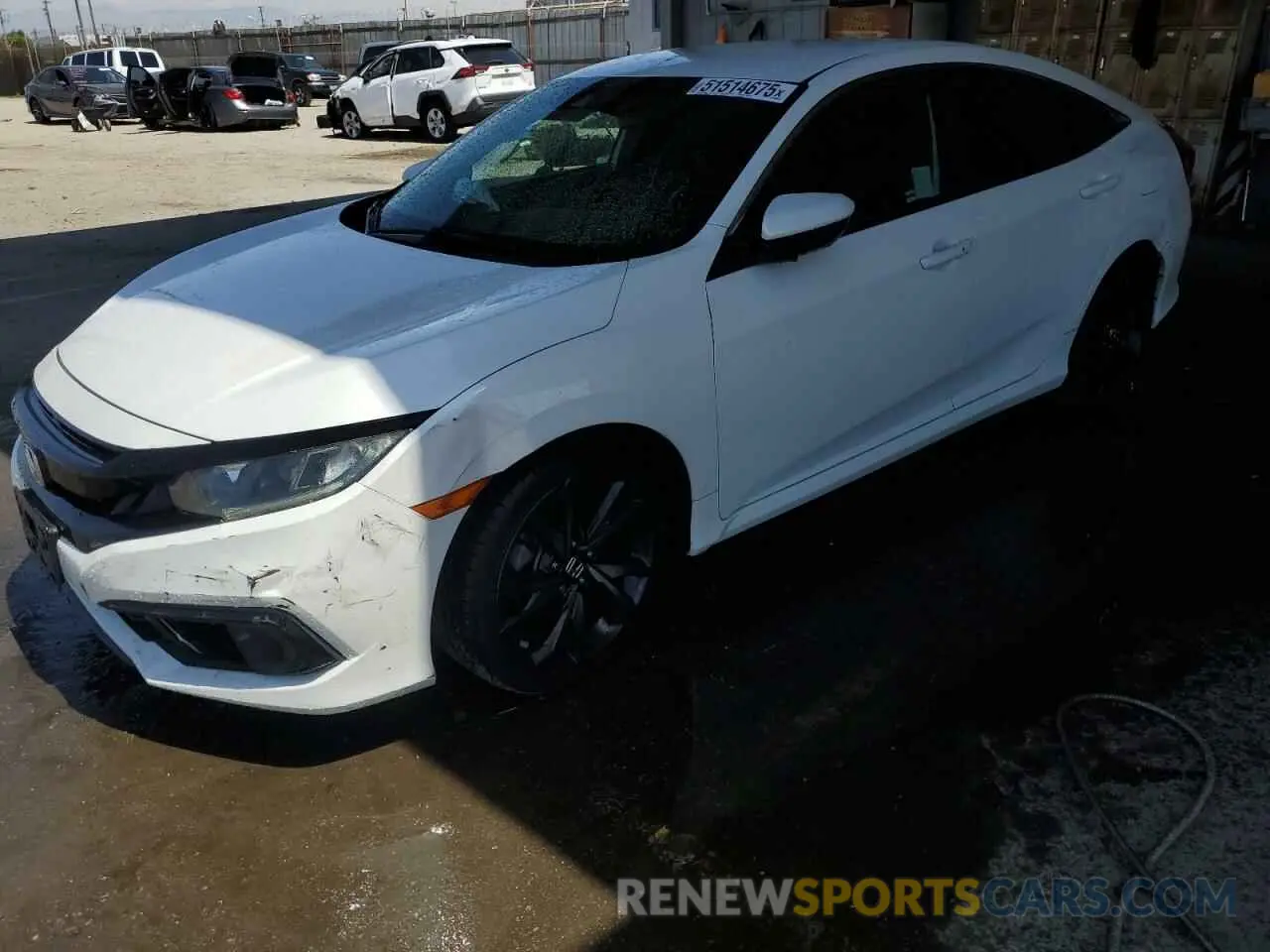 1 Фотография поврежденного автомобиля 2HGFC2F82KH528858 HONDA CIVIC 2019