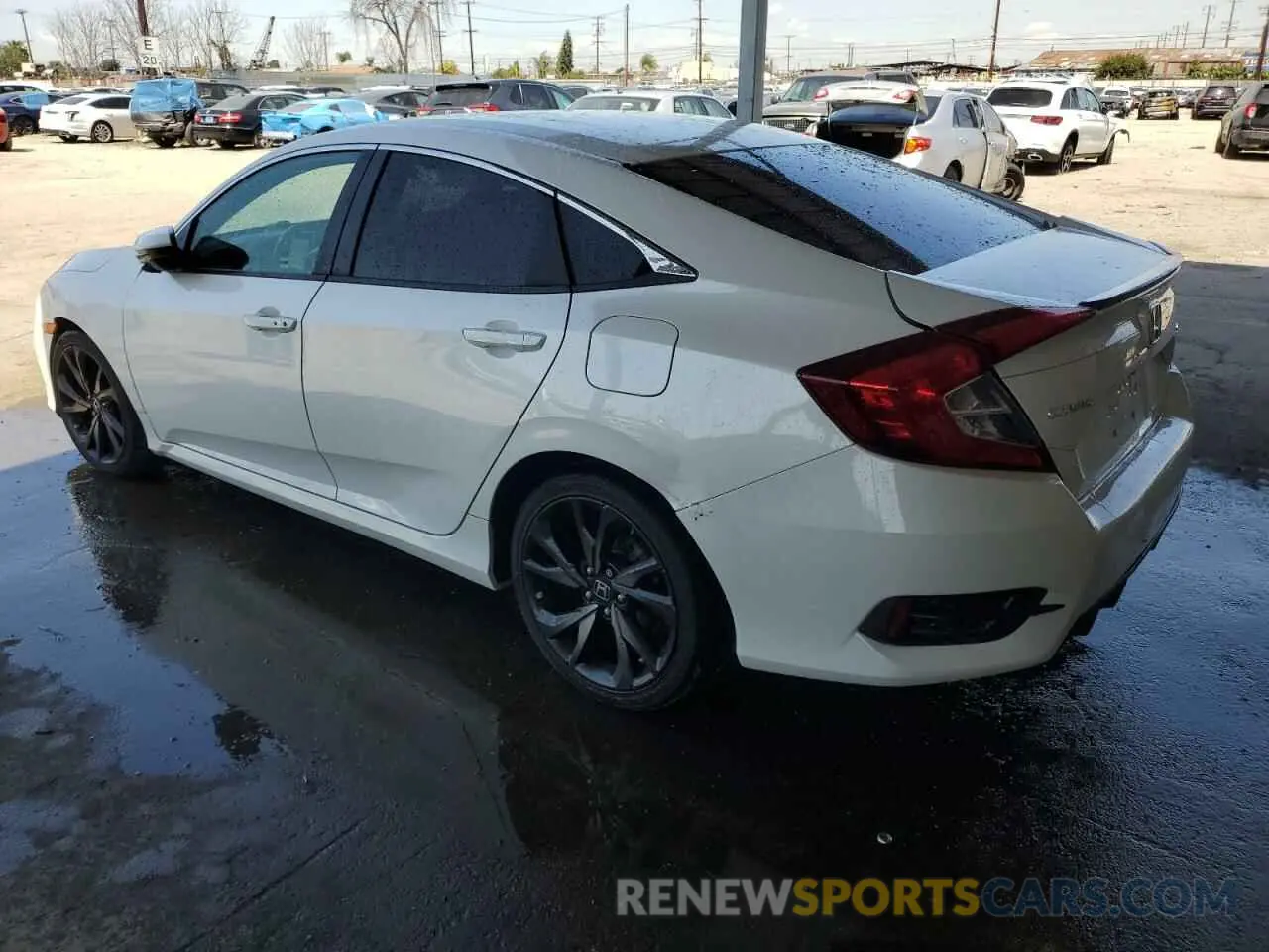2 Фотография поврежденного автомобиля 2HGFC2F82KH528858 HONDA CIVIC 2019