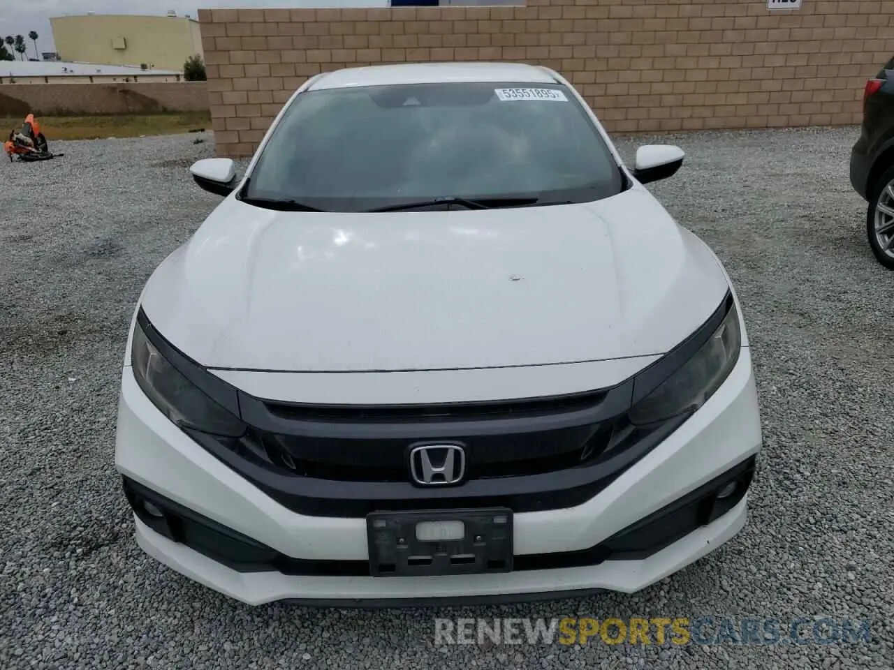 5 Photograph of a damaged car 2HGFC2F82KH528911 HONDA CIVIC 2019