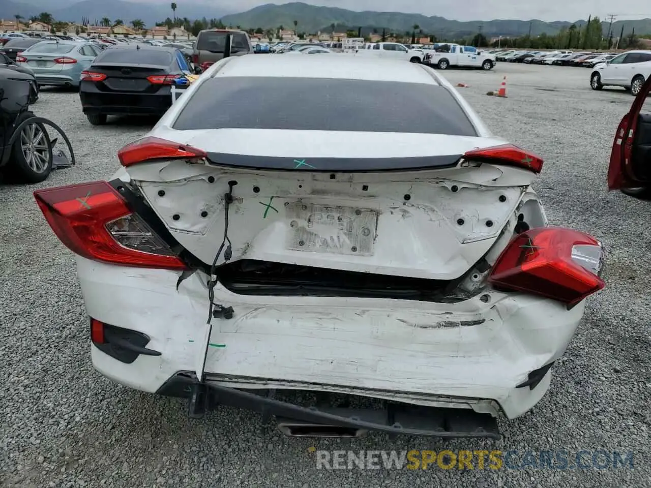 6 Photograph of a damaged car 2HGFC2F82KH528911 HONDA CIVIC 2019