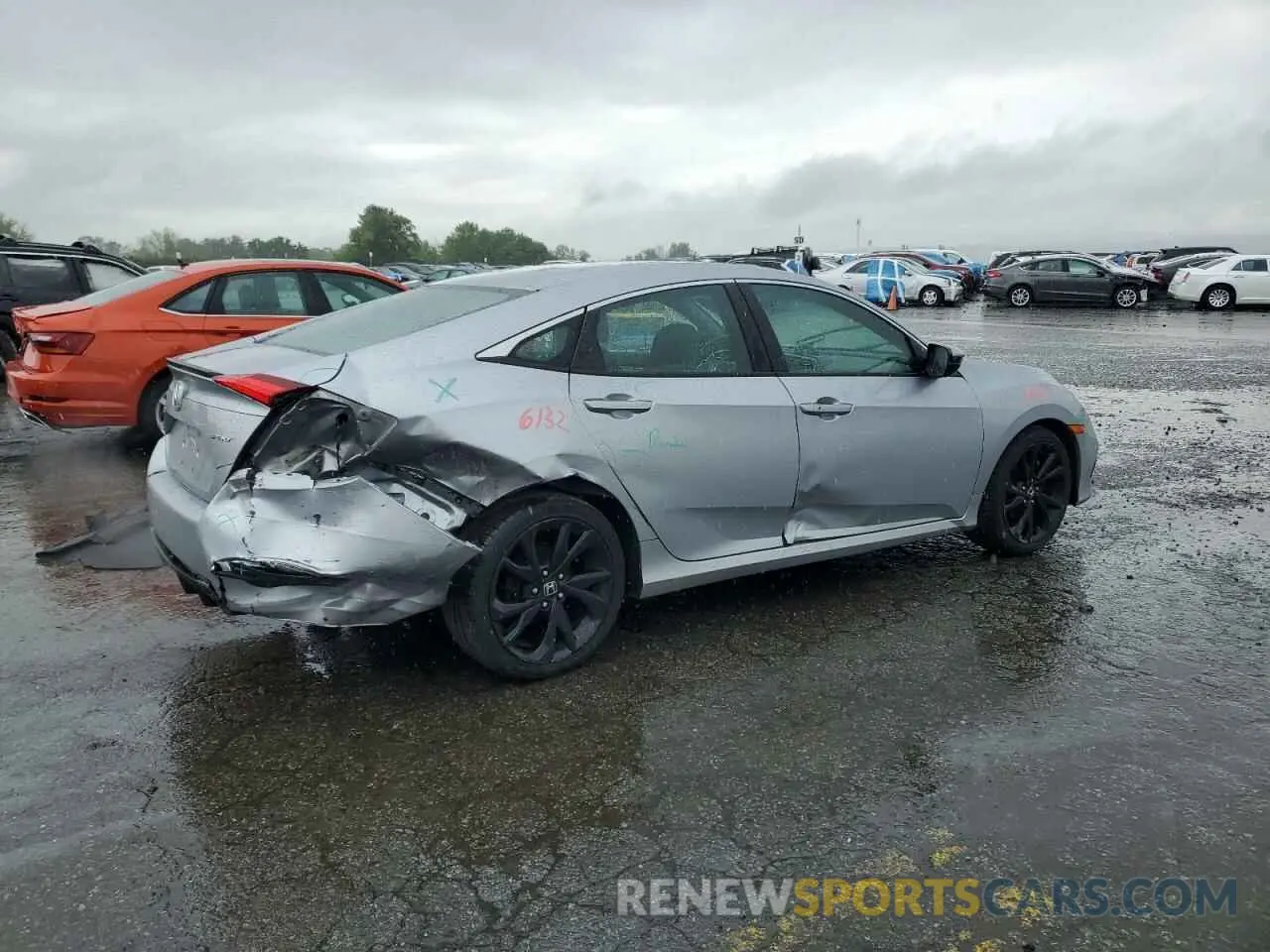 3 Photograph of a damaged car 2HGFC2F82KH531761 HONDA CIVIC 2019