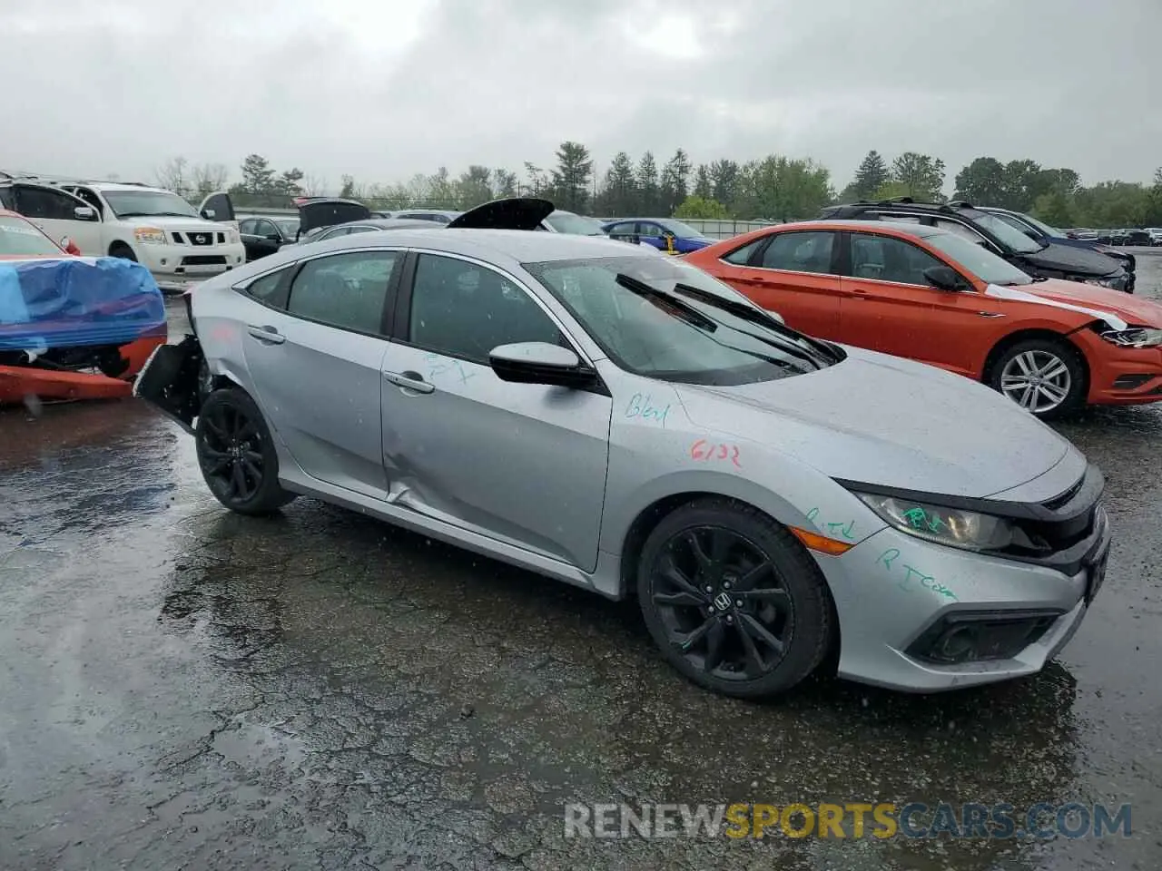 4 Photograph of a damaged car 2HGFC2F82KH531761 HONDA CIVIC 2019