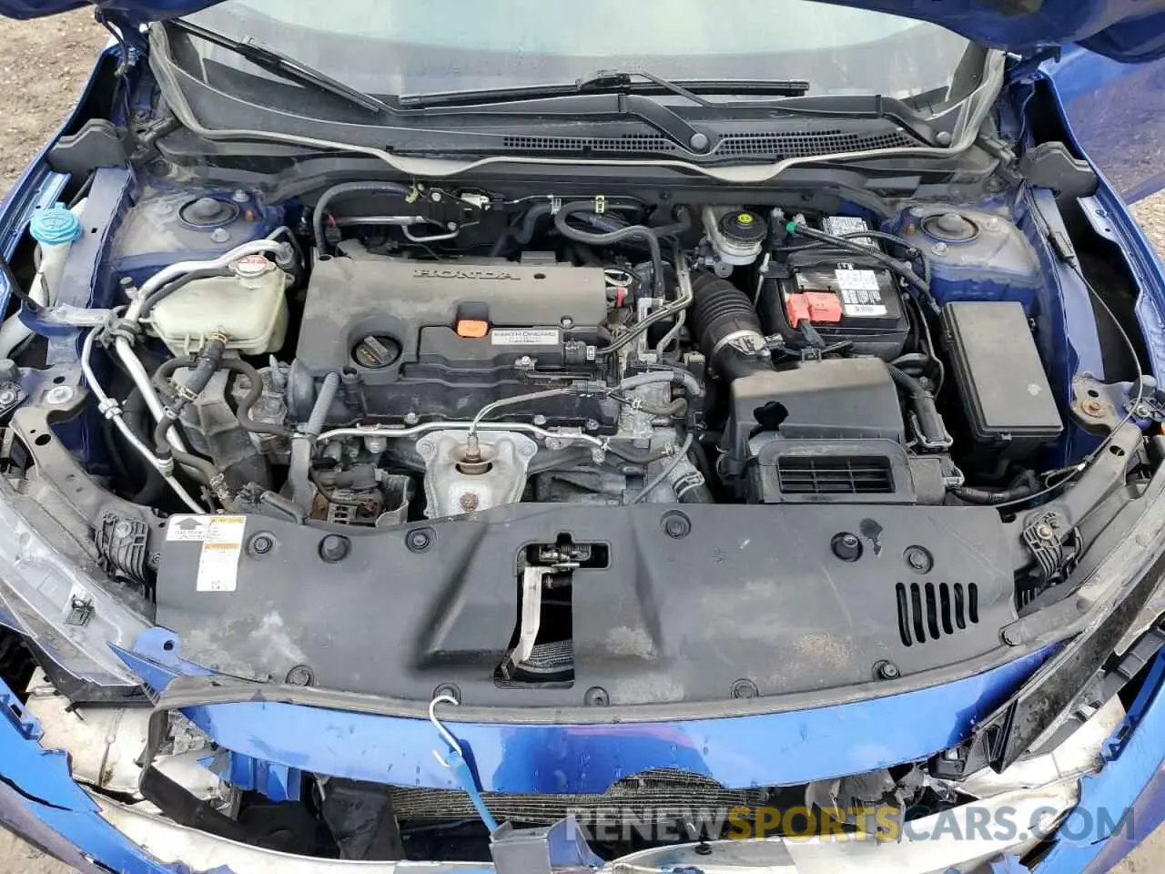 11 Photograph of a damaged car 2HGFC2F83KH020737 HONDA CIVIC 2019