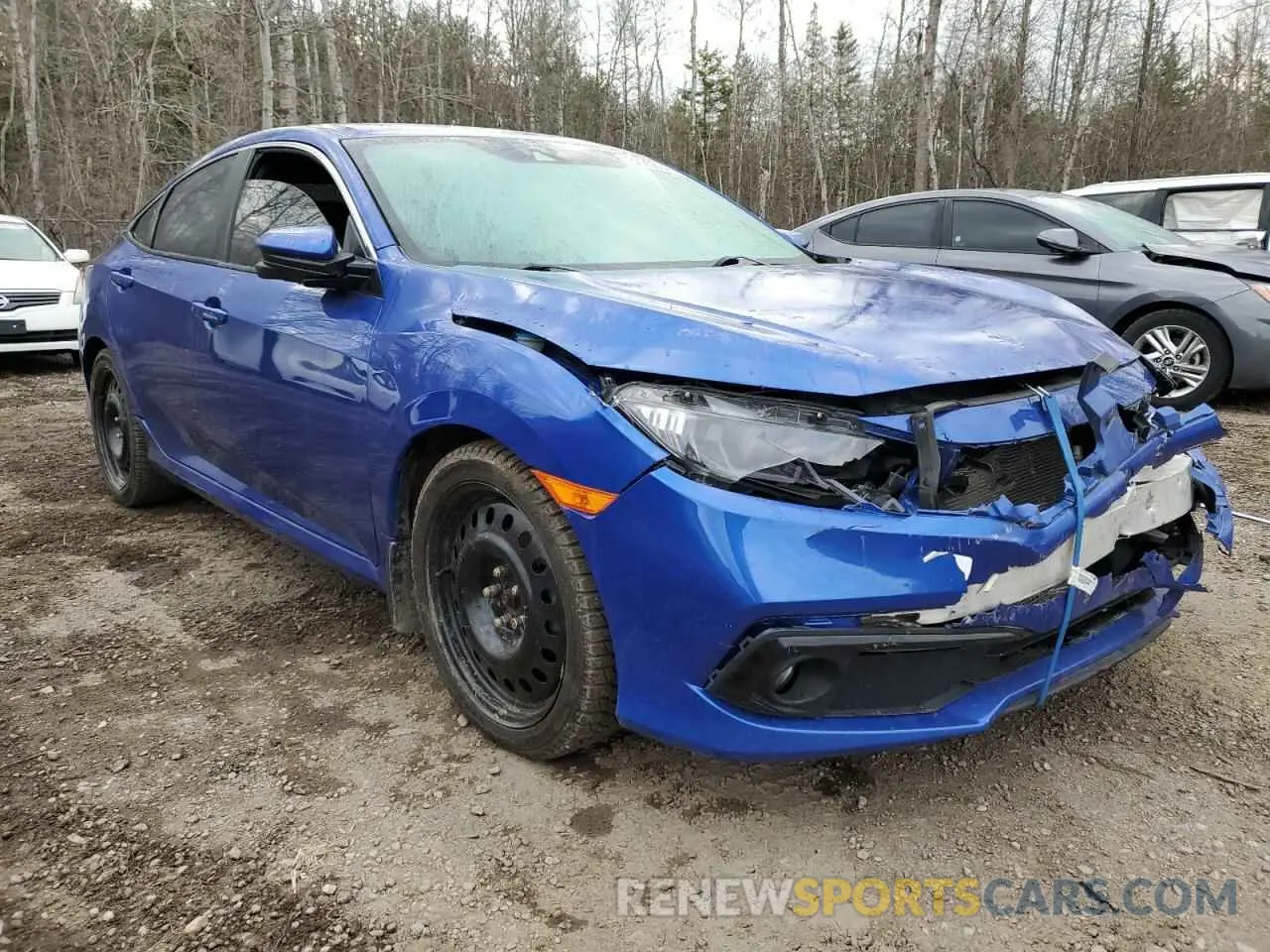 4 Photograph of a damaged car 2HGFC2F83KH020737 HONDA CIVIC 2019