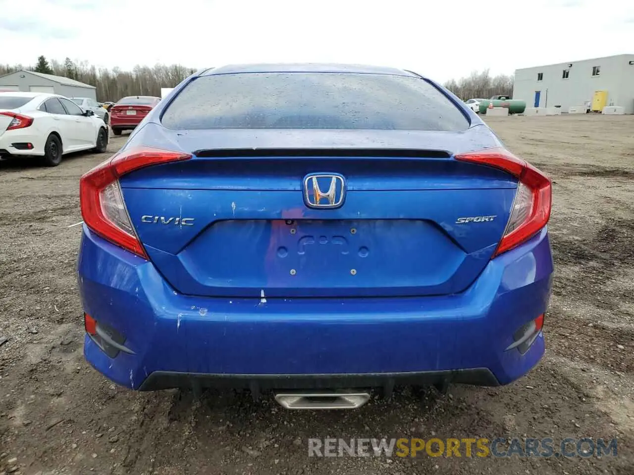 6 Photograph of a damaged car 2HGFC2F83KH020737 HONDA CIVIC 2019