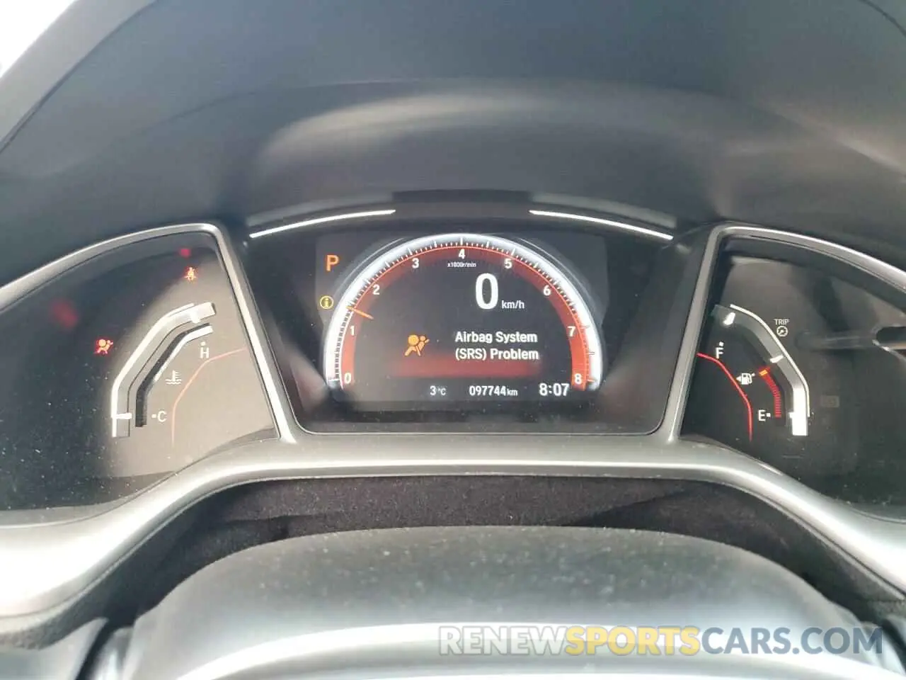9 Photograph of a damaged car 2HGFC2F83KH020737 HONDA CIVIC 2019