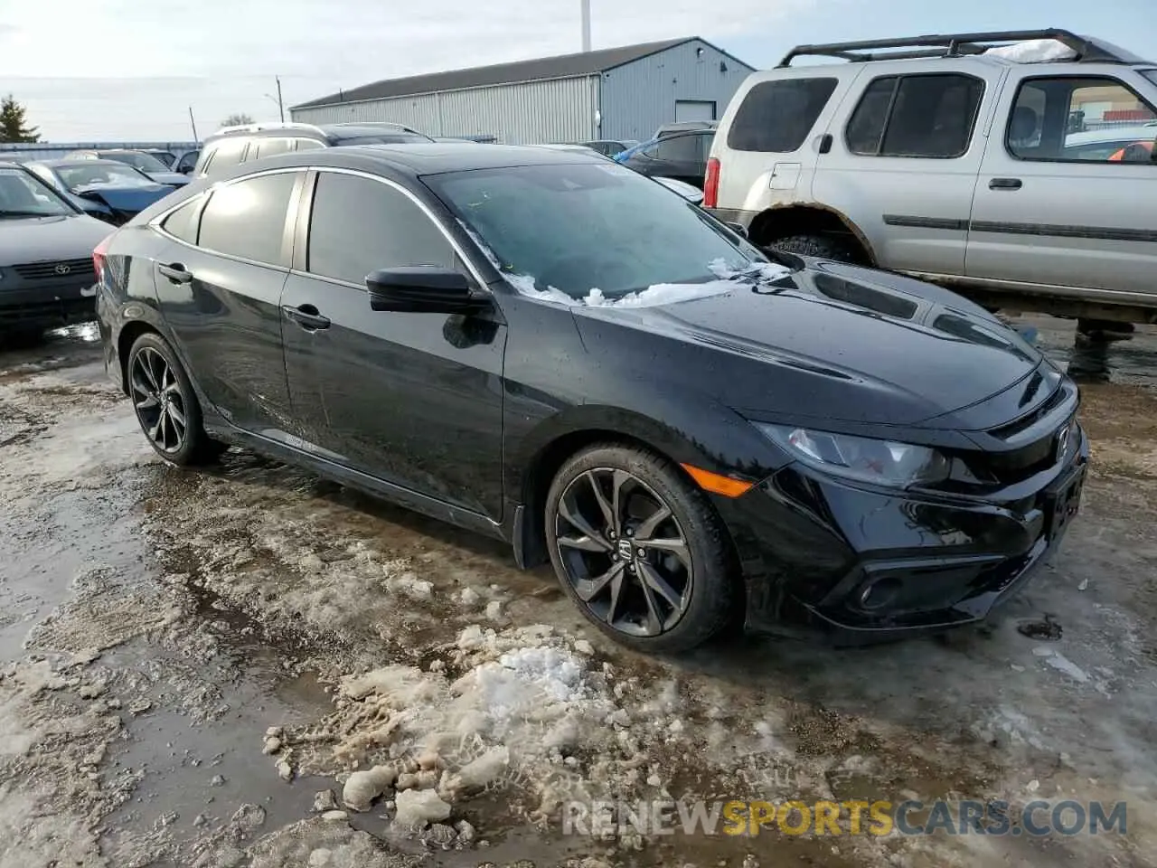 4 Фотография поврежденного автомобиля 2HGFC2F83KH024318 HONDA CIVIC 2019