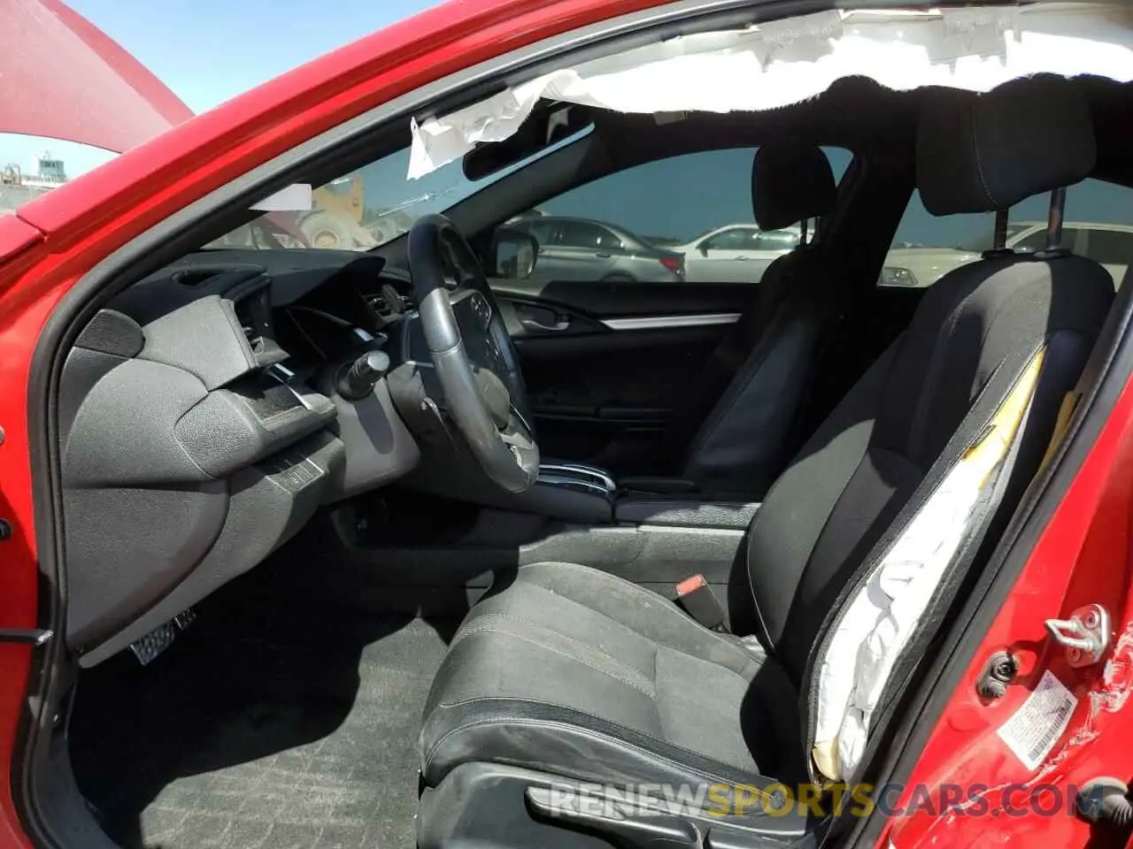 7 Photograph of a damaged car 2HGFC2F83KH501409 HONDA CIVIC 2019