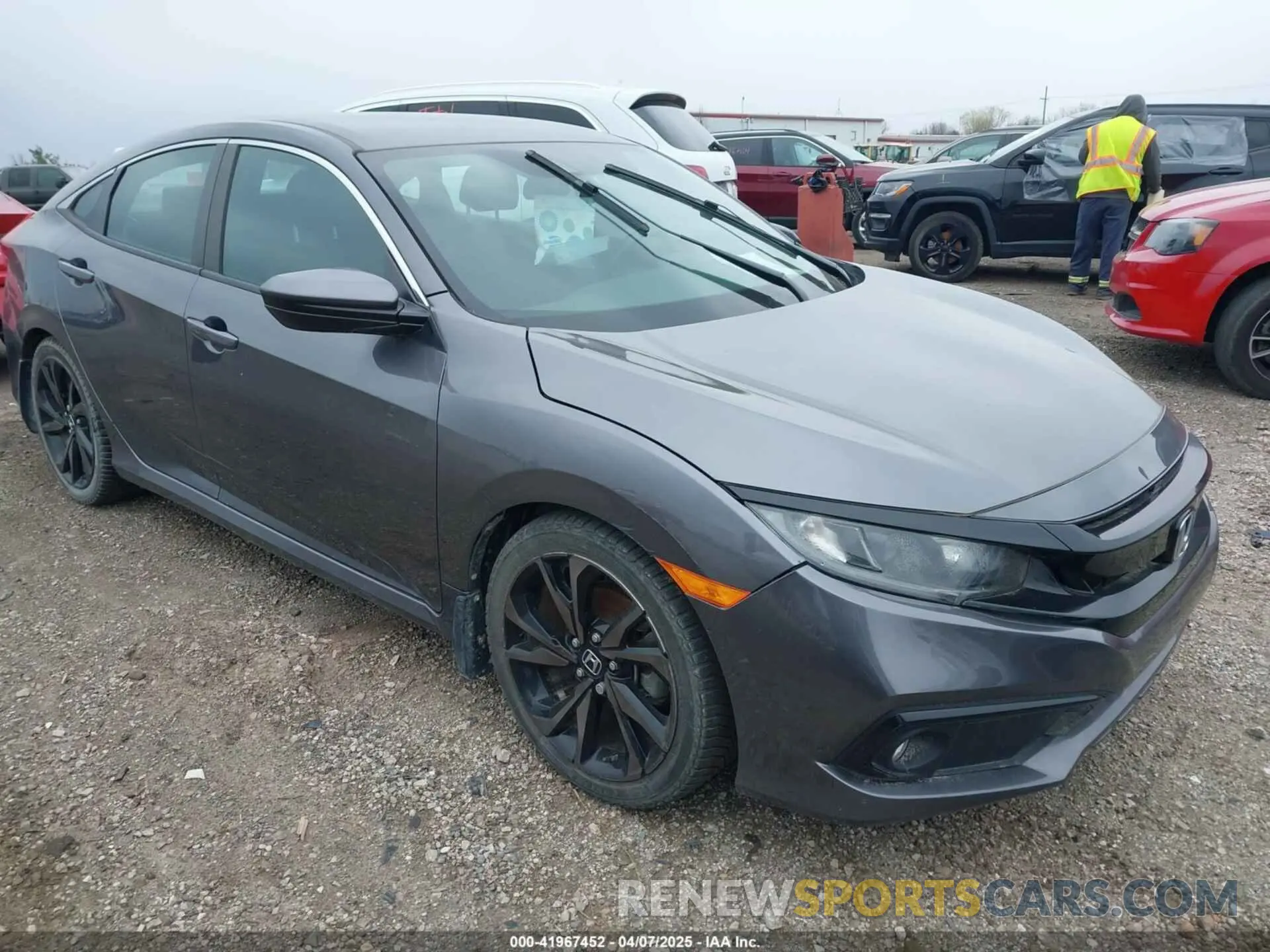 1 Фотография поврежденного автомобиля 2HGFC2F83KH515794 HONDA CIVIC 2019