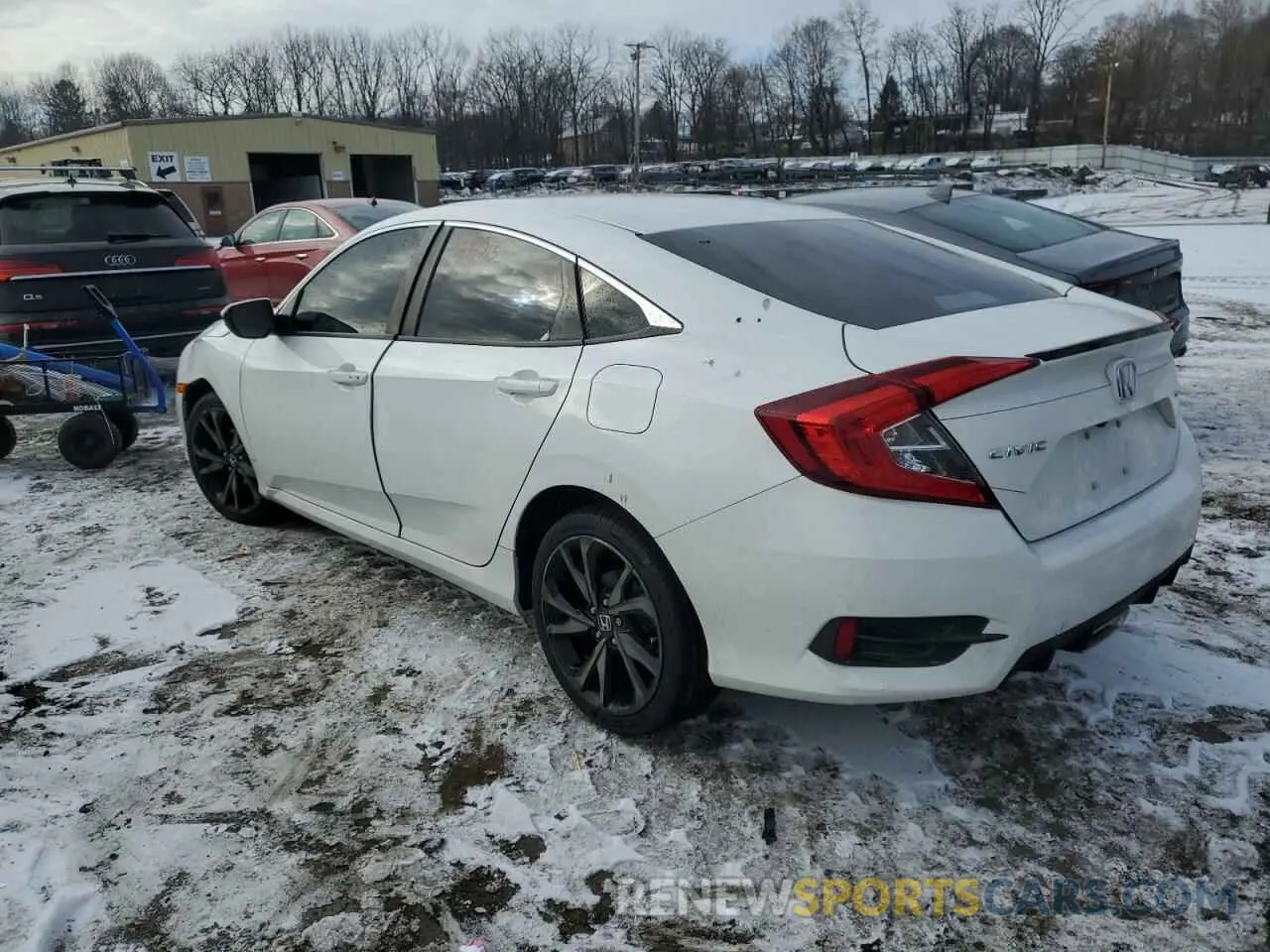 2 Photograph of a damaged car 2HGFC2F83KH535317 HONDA CIVIC 2019