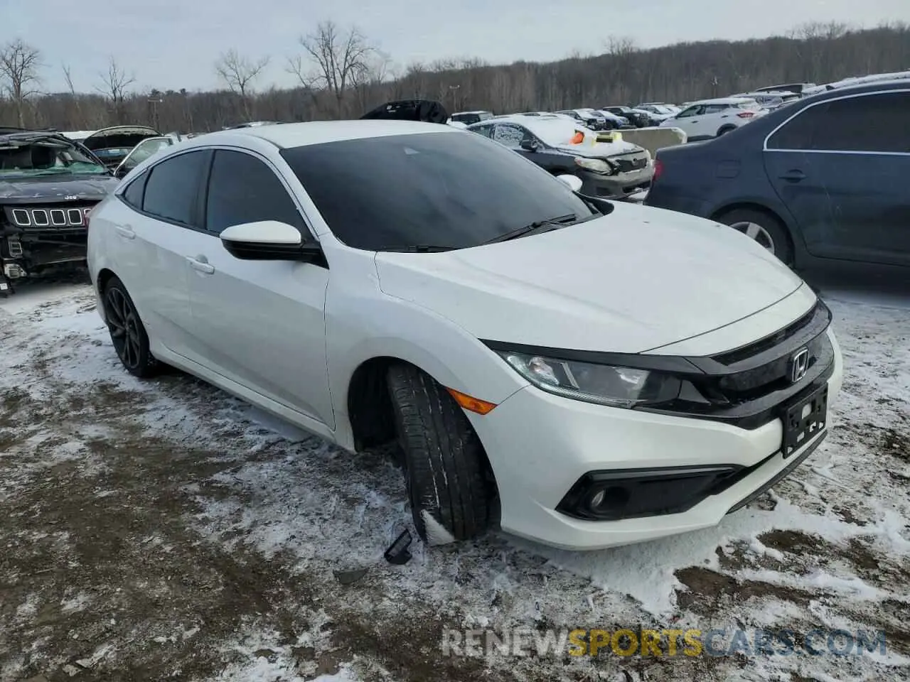 4 Photograph of a damaged car 2HGFC2F83KH535317 HONDA CIVIC 2019