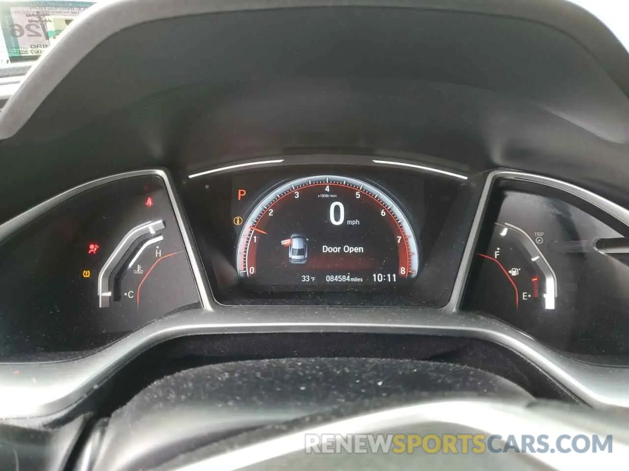 9 Photograph of a damaged car 2HGFC2F83KH535317 HONDA CIVIC 2019