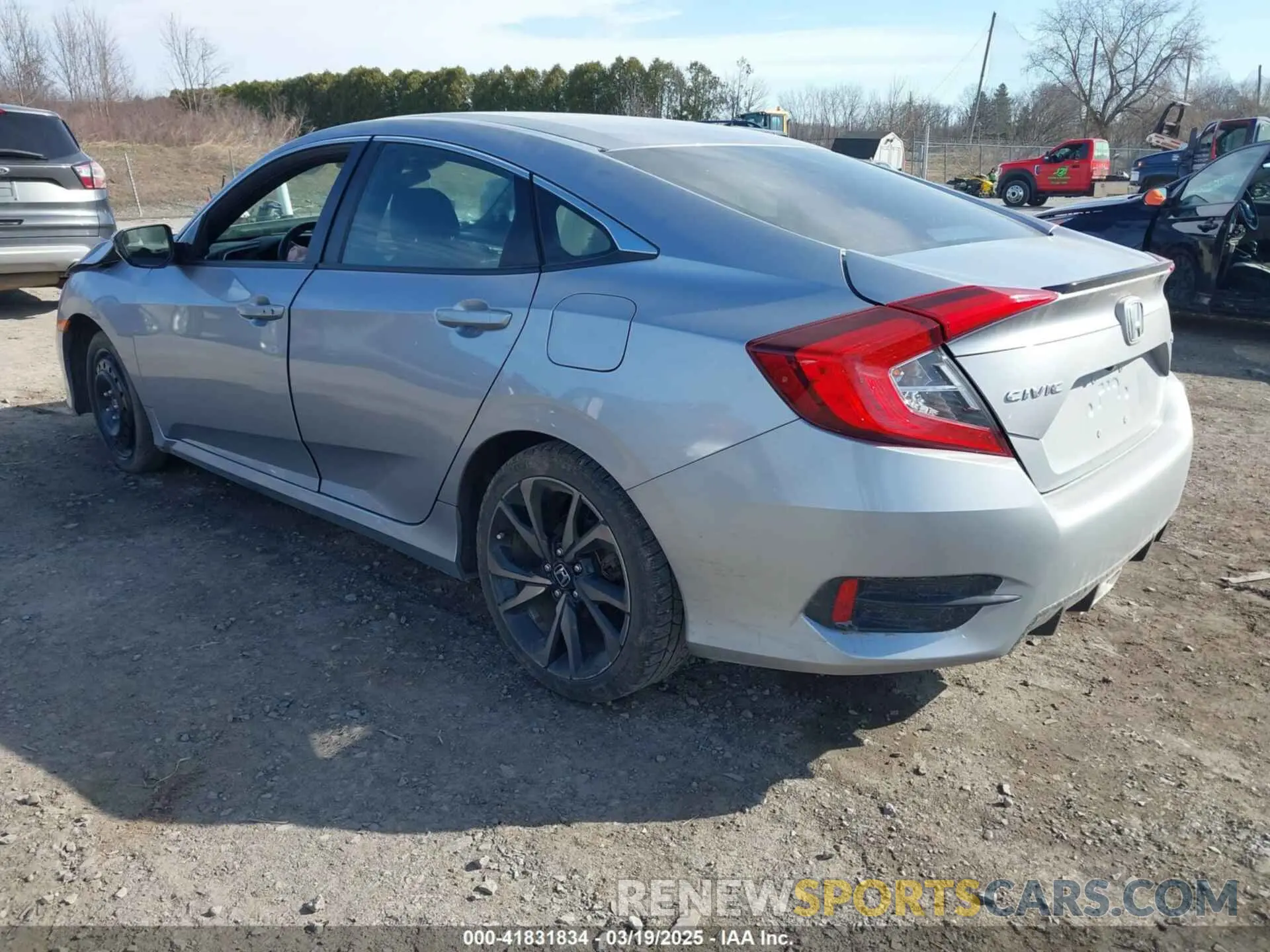 3 Photograph of a damaged car 2HGFC2F83KH542347 HONDA CIVIC 2019