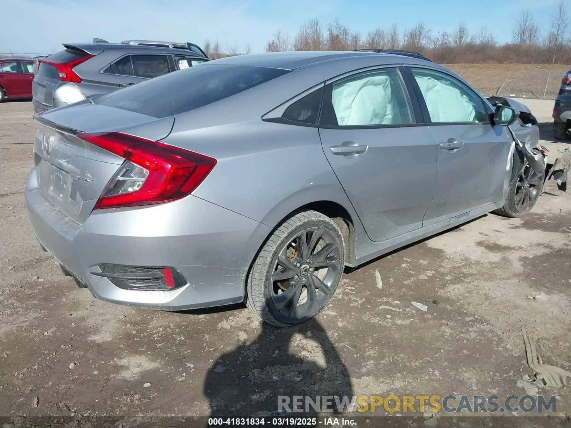 4 Photograph of a damaged car 2HGFC2F83KH542347 HONDA CIVIC 2019