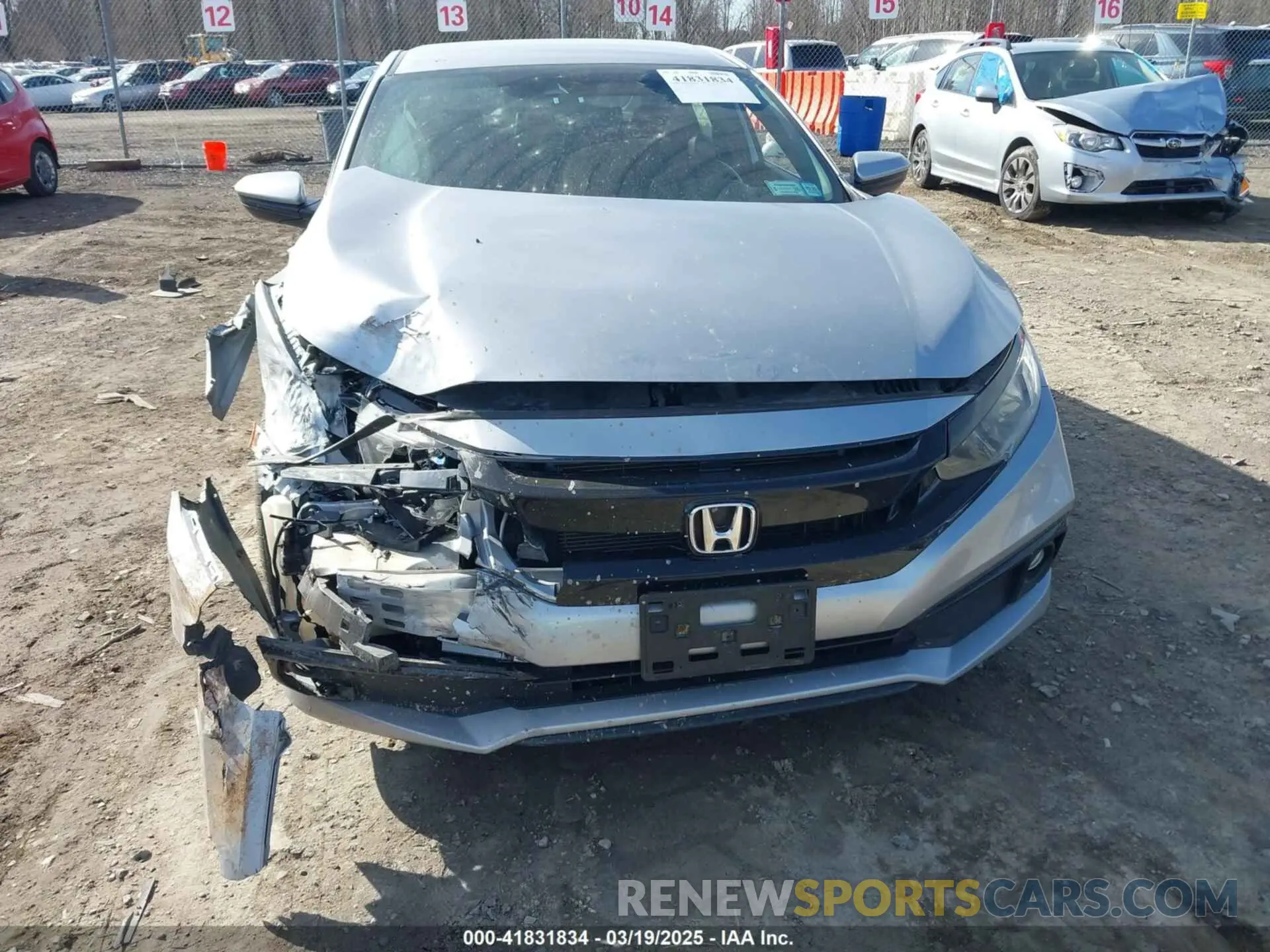 6 Photograph of a damaged car 2HGFC2F83KH542347 HONDA CIVIC 2019