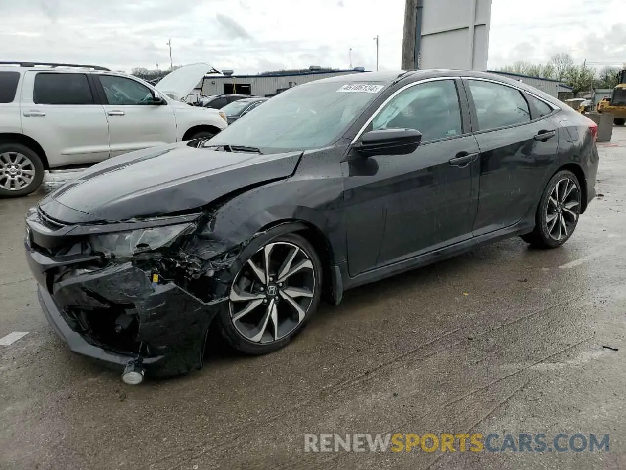 1 Photograph of a damaged car 2HGFC2F83KH550531 HONDA CIVIC 2019