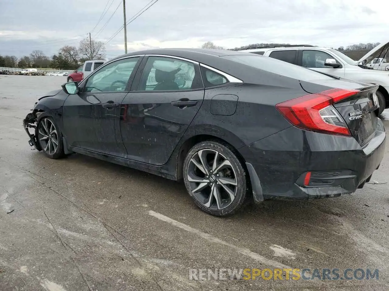 2 Photograph of a damaged car 2HGFC2F83KH550531 HONDA CIVIC 2019