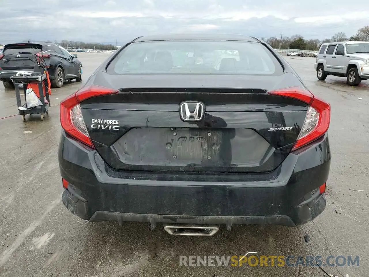 6 Photograph of a damaged car 2HGFC2F83KH550531 HONDA CIVIC 2019