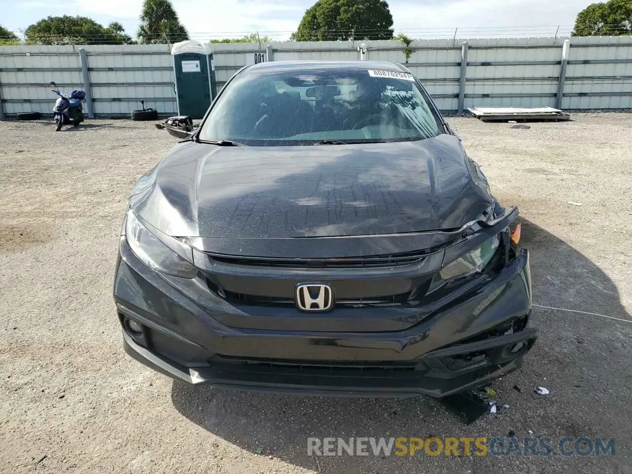 5 Photograph of a damaged car 2HGFC2F83KH560993 HONDA CIVIC 2019