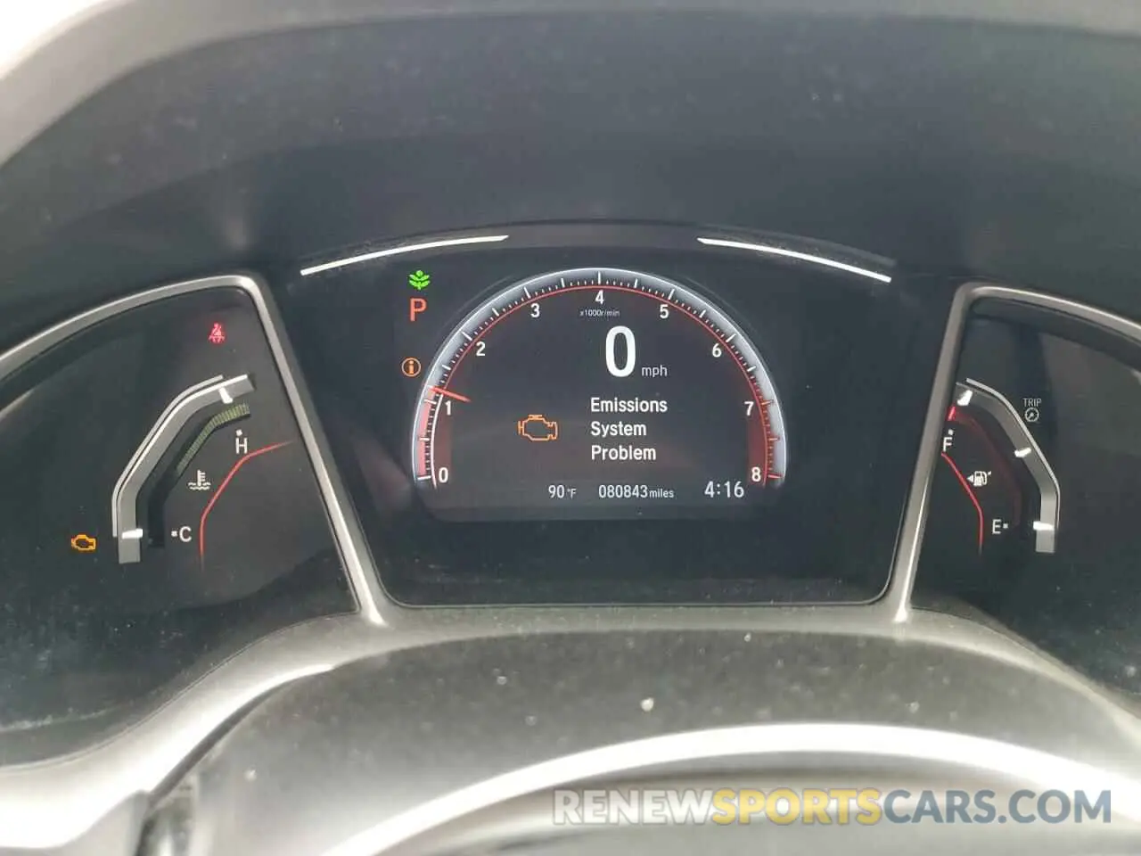 9 Photograph of a damaged car 2HGFC2F83KH569998 HONDA CIVIC 2019