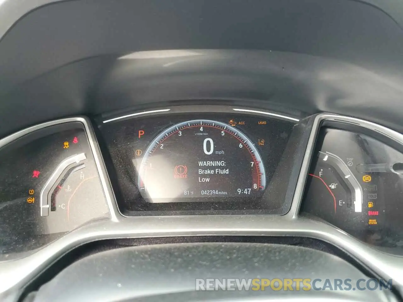 9 Photograph of a damaged car 2HGFC2F83KH576692 HONDA CIVIC 2019