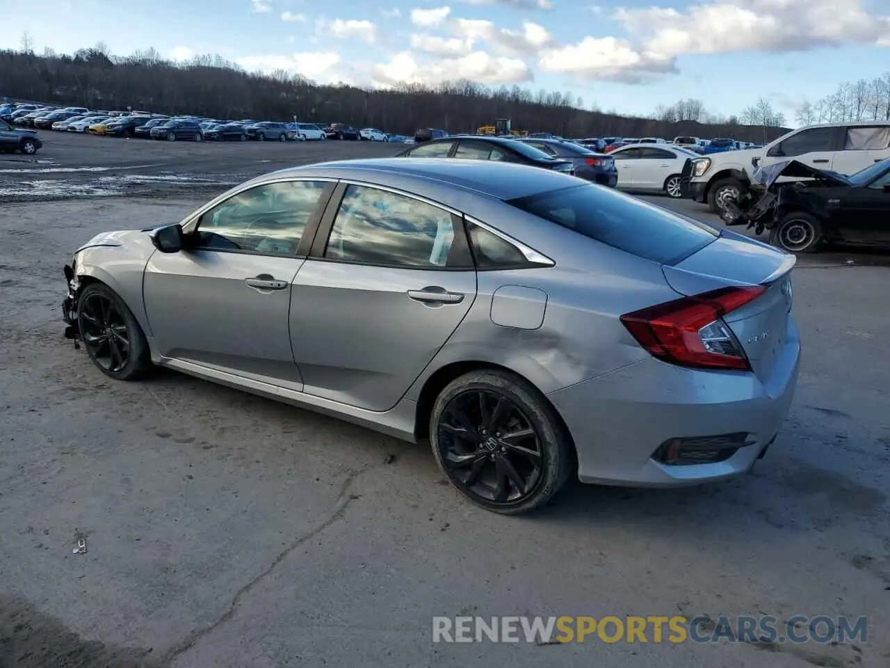 2 Фотография поврежденного автомобиля 2HGFC2F83KH590205 HONDA CIVIC 2019
