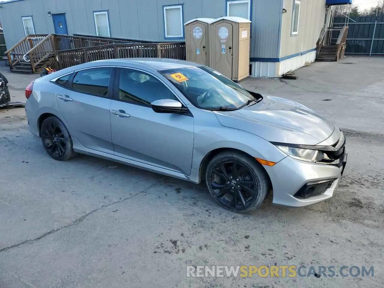 4 Фотография поврежденного автомобиля 2HGFC2F83KH590205 HONDA CIVIC 2019
