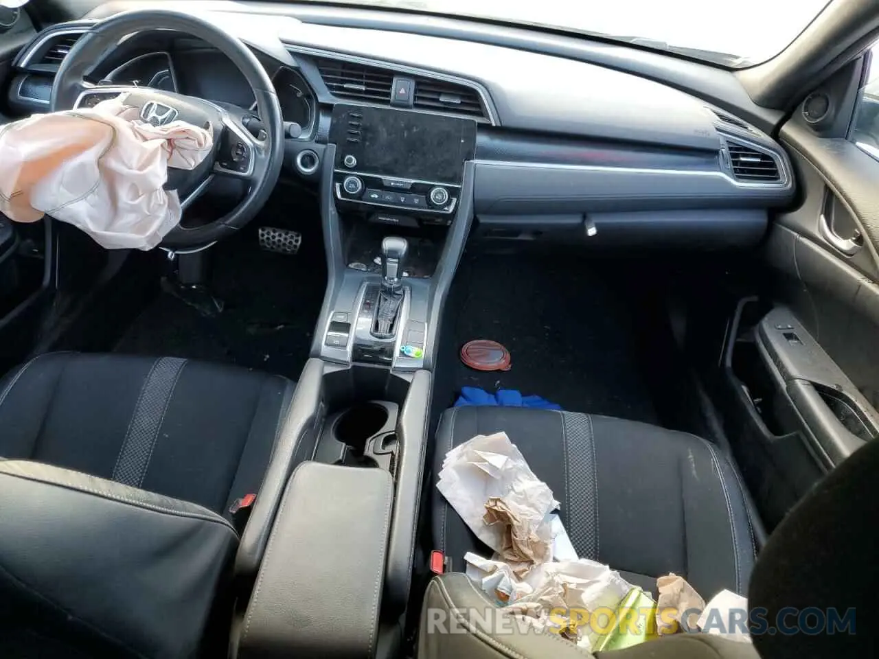 8 Фотография поврежденного автомобиля 2HGFC2F83KH590205 HONDA CIVIC 2019