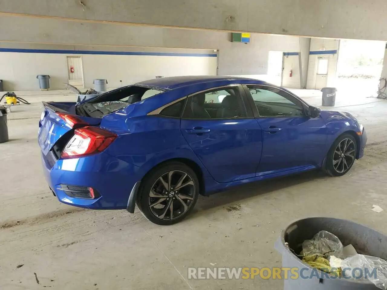 3 Фотография поврежденного автомобиля 2HGFC2F83KH600151 HONDA CIVIC 2019