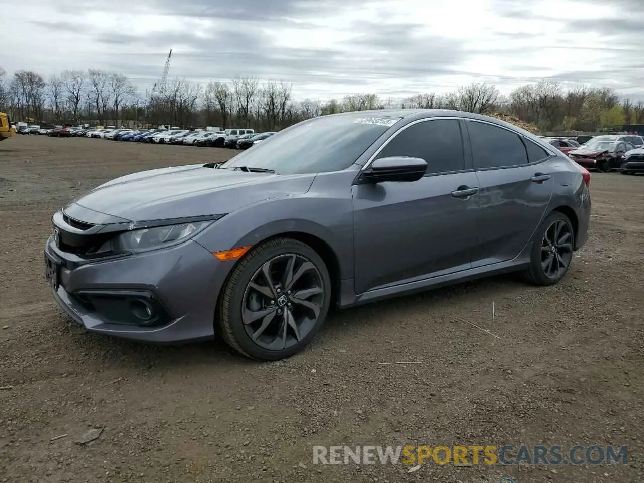 1 Фотография поврежденного автомобиля 2HGFC2F83KH604054 HONDA CIVIC 2019