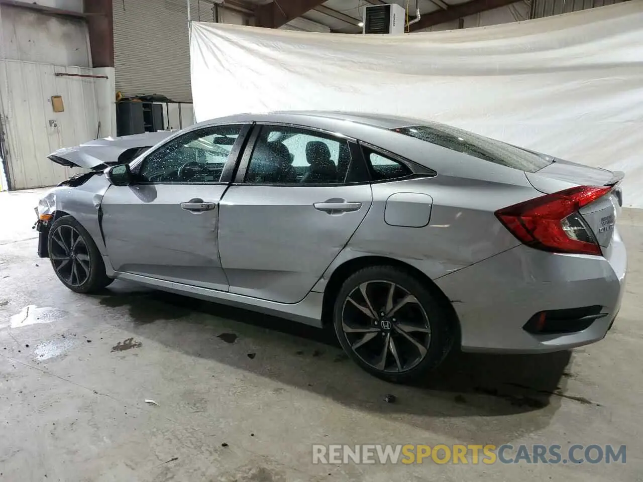 2 Photograph of a damaged car 2HGFC2F84KH553700 HONDA CIVIC 2019
