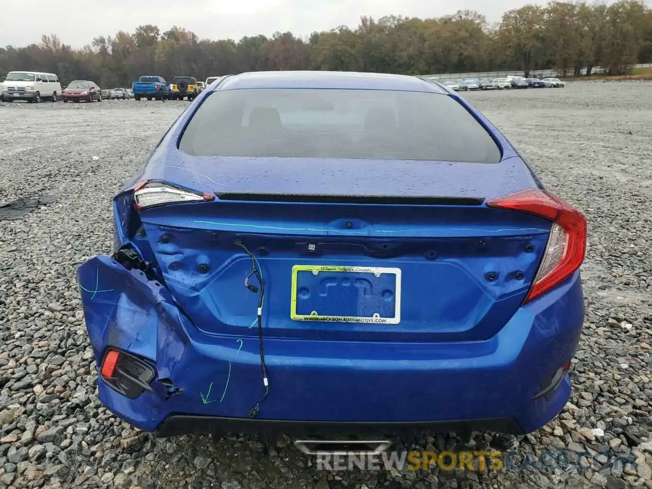 6 Photograph of a damaged car 2HGFC2F84KH577527 HONDA CIVIC 2019