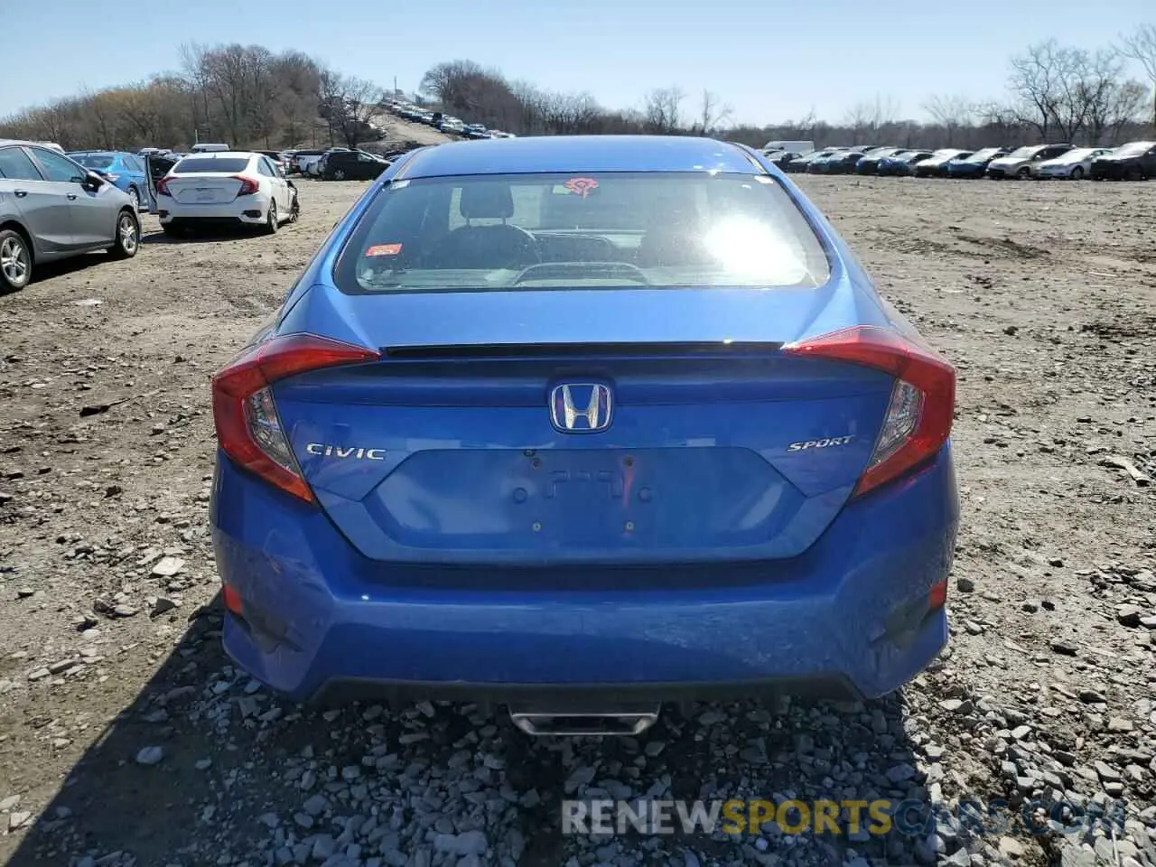 6 Photograph of a damaged car 2HGFC2F84KH585949 HONDA CIVIC 2019