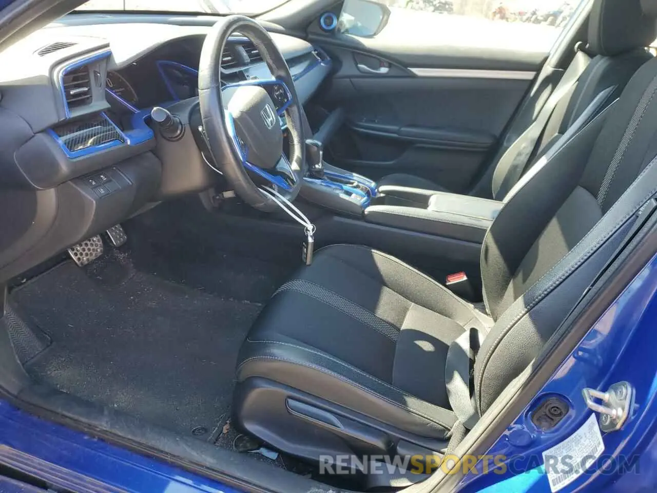 7 Photograph of a damaged car 2HGFC2F84KH585949 HONDA CIVIC 2019