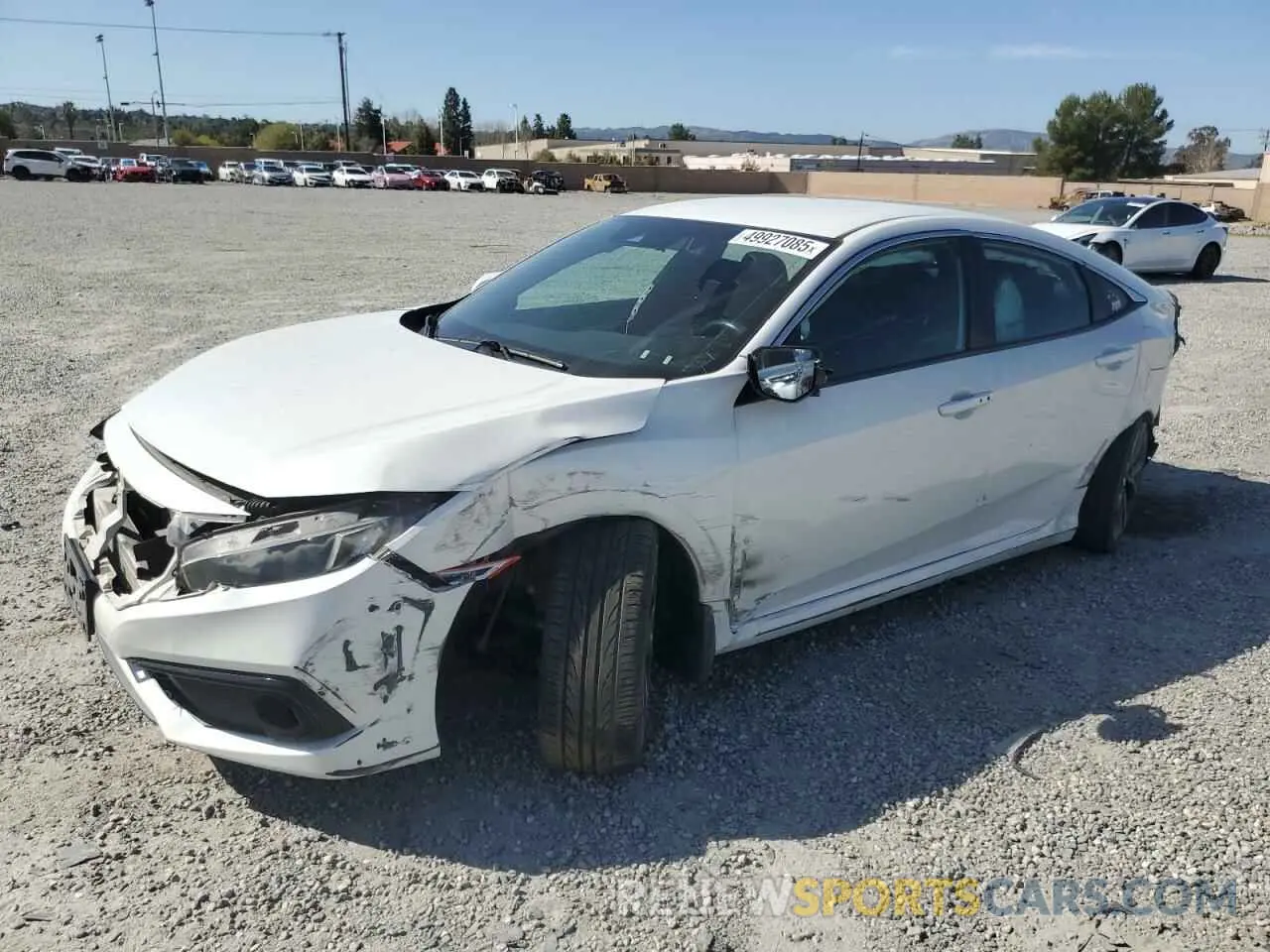 1 Photograph of a damaged car 2HGFC2F84KH594151 HONDA CIVIC 2019