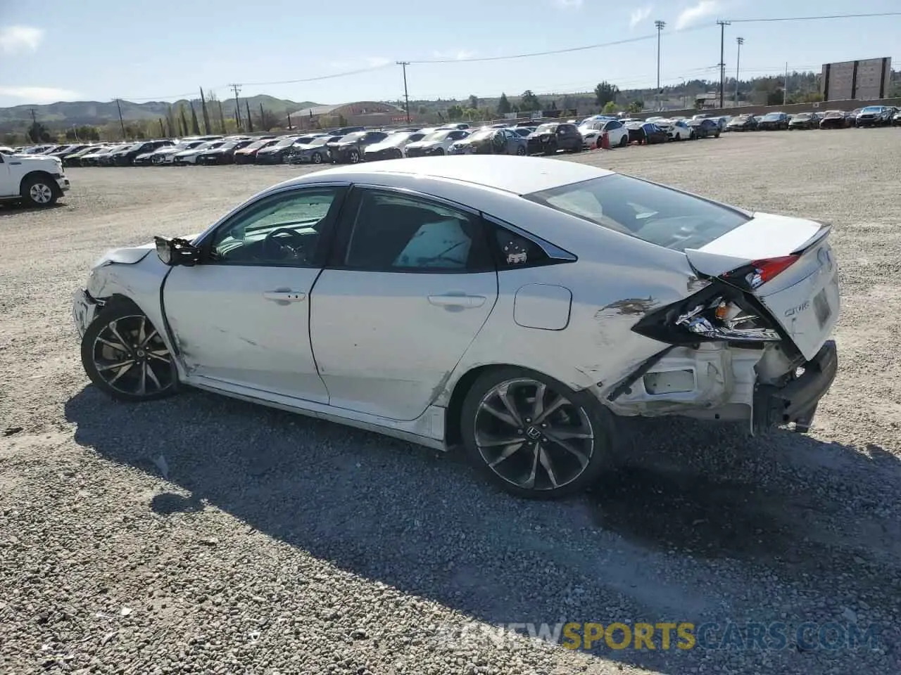 2 Photograph of a damaged car 2HGFC2F84KH594151 HONDA CIVIC 2019