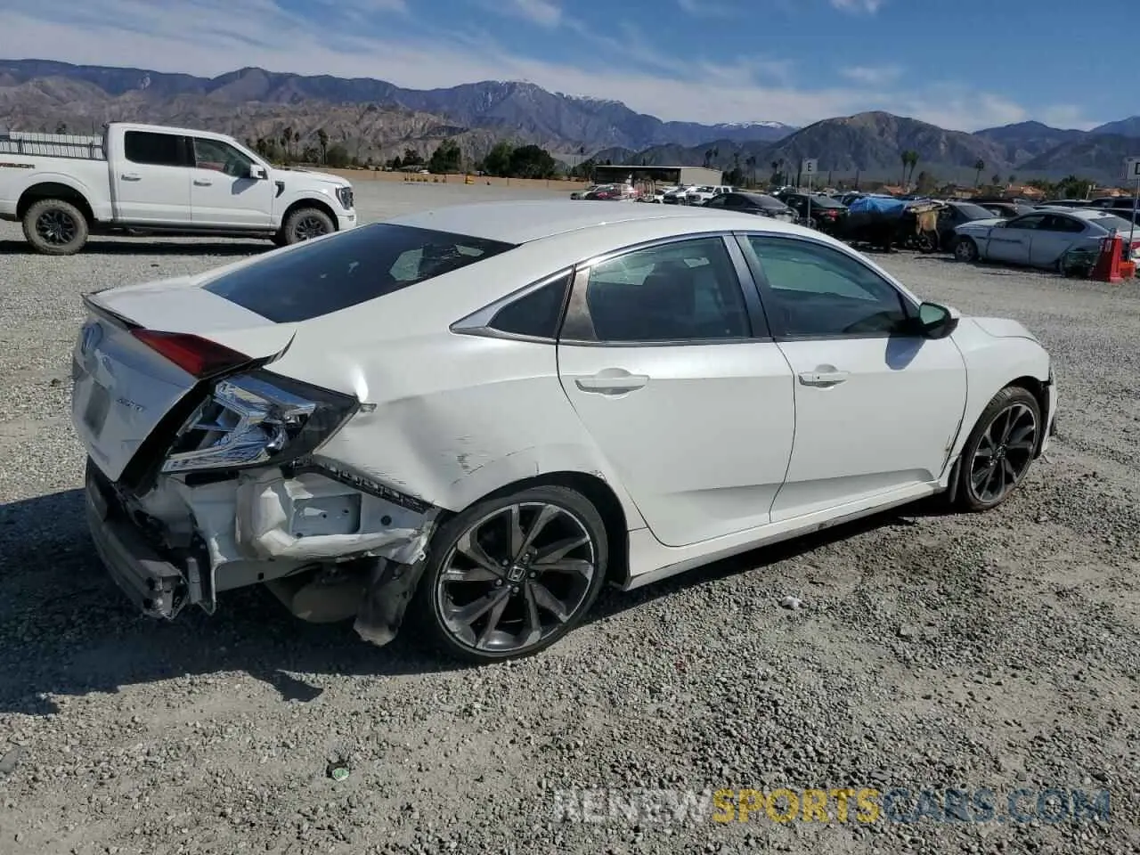 3 Photograph of a damaged car 2HGFC2F84KH594151 HONDA CIVIC 2019