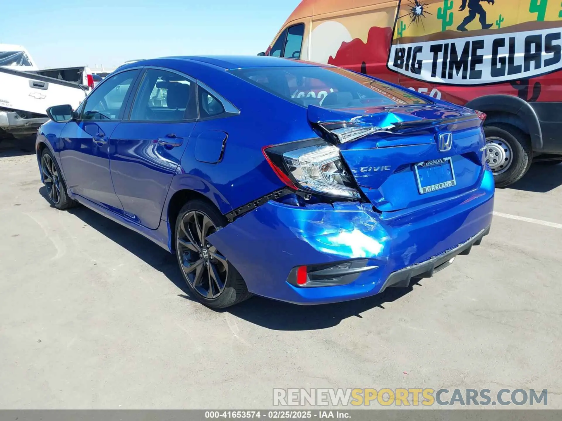 3 Фотография поврежденного автомобиля 2HGFC2F85KH504117 HONDA CIVIC 2019