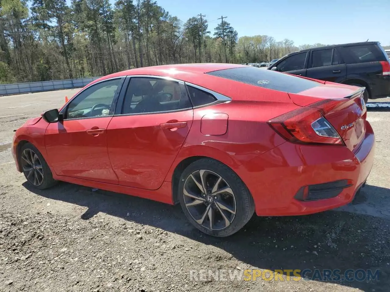 2 Photograph of a damaged car 2HGFC2F85KH540146 HONDA CIVIC 2019