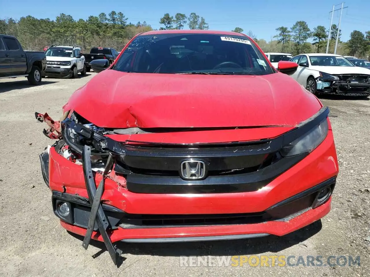 5 Photograph of a damaged car 2HGFC2F85KH540146 HONDA CIVIC 2019