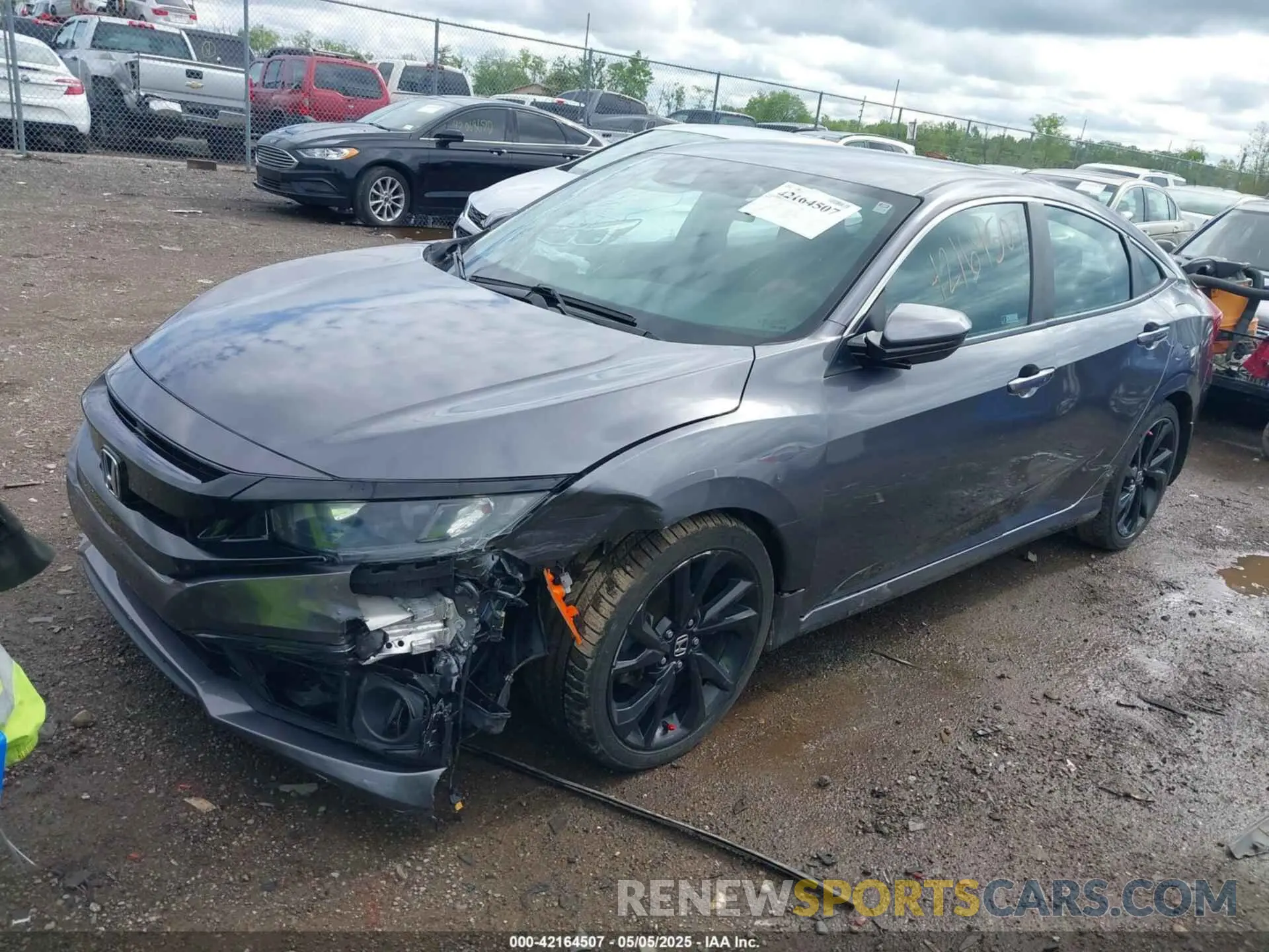 2 Photograph of a damaged car 2HGFC2F85KH547226 HONDA CIVIC 2019