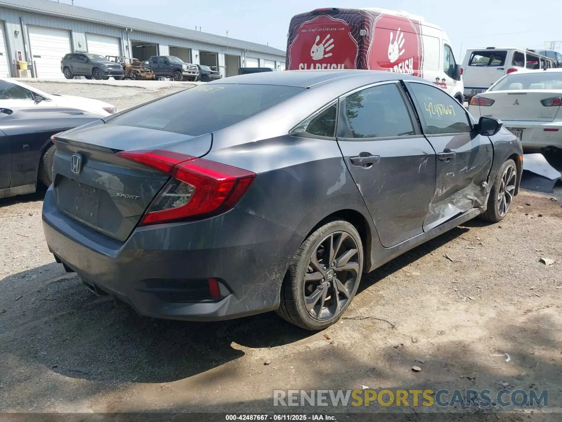 4 Photograph of a damaged car 2HGFC2F85KH590867 HONDA CIVIC 2019
